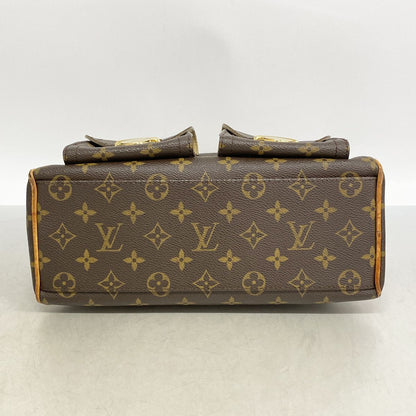 Louis Vuitton Handbag Monogram Manhattan PM Brown — view 3
