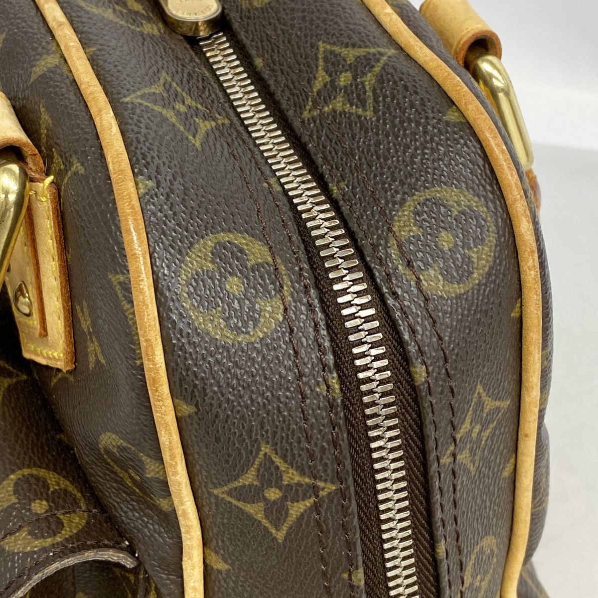 Louis Vuitton Handbag Monogram Manhattan PM Brown — view 7