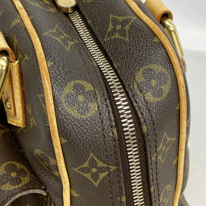 Louis Vuitton Handbag Monogram Manhattan PM Brown — view 7