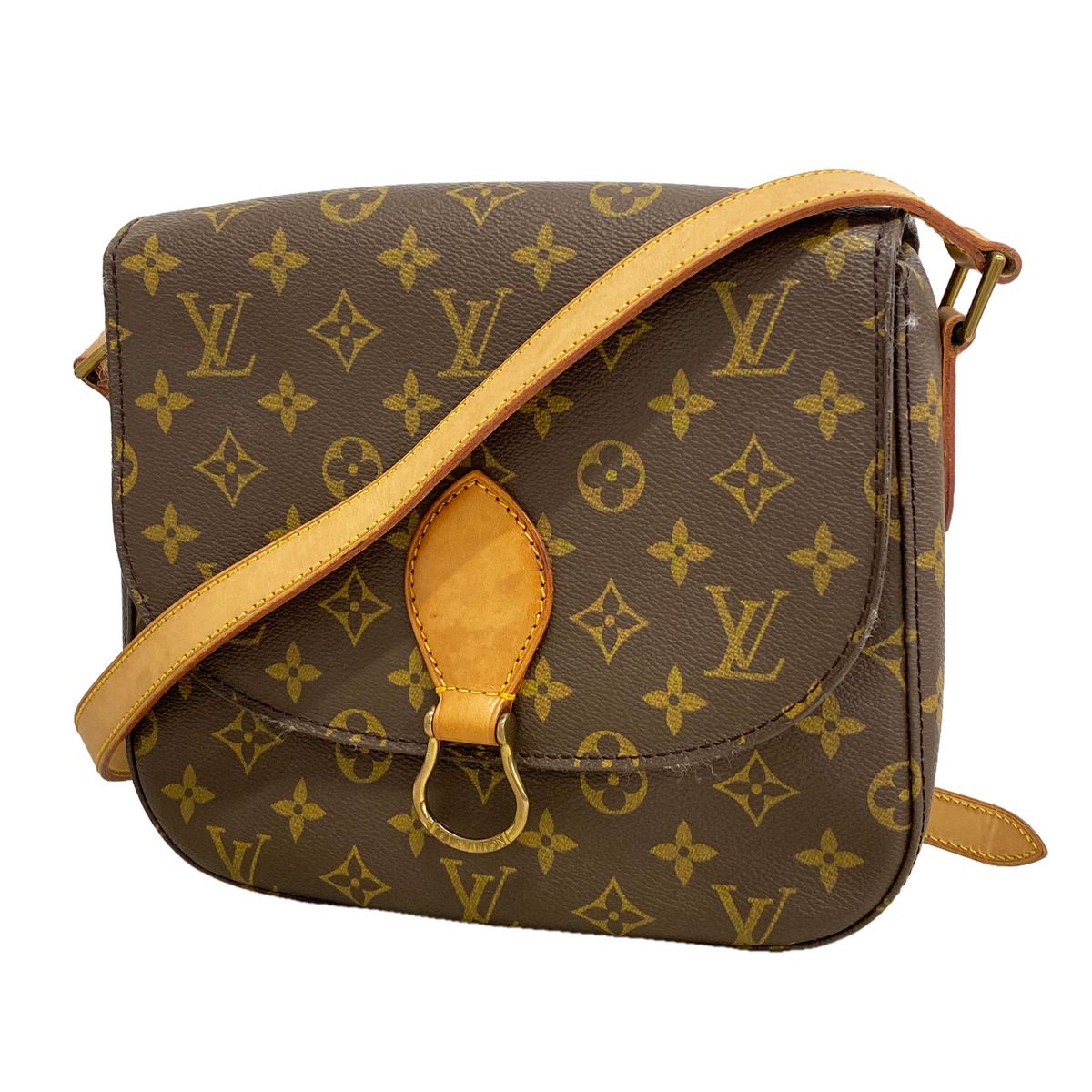 Louis Vuitton Shoulder Bag Monogram Saint Cloud GM Brown