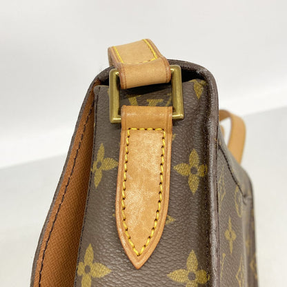 Louis Vuitton Shoulder Bag Monogram Saint Cloud GM Brown — view 7