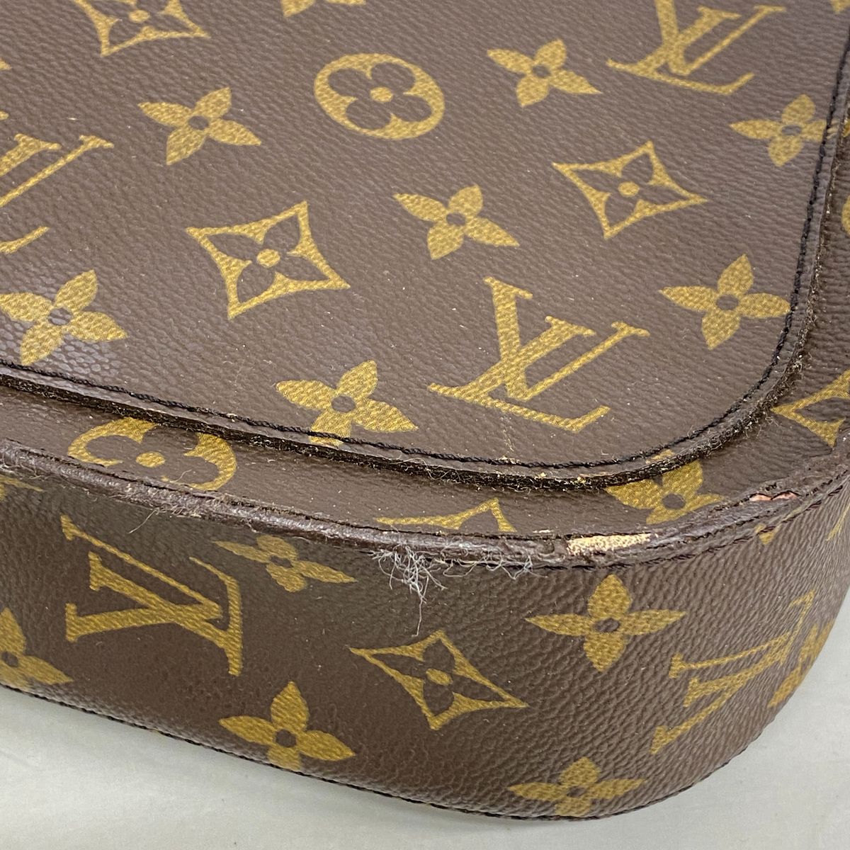 Louis Vuitton Shoulder Bag Monogram Saint Cloud GM Brown — view 6