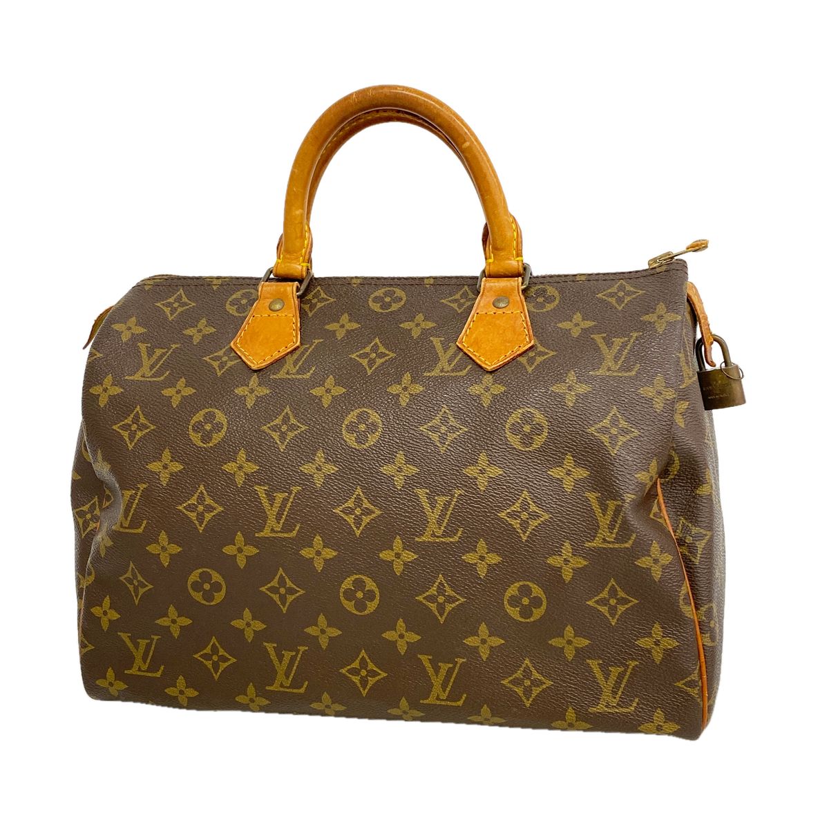 Louis Vuitton Handbag Monogram Speedy 30 Brown