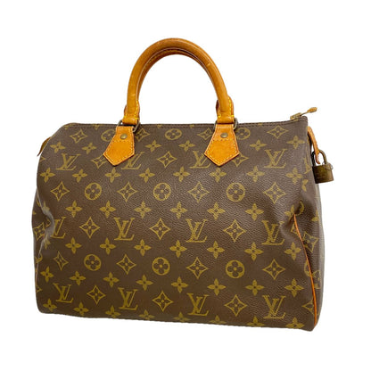 Louis Vuitton Handbag Monogram Speedy 30 Brown