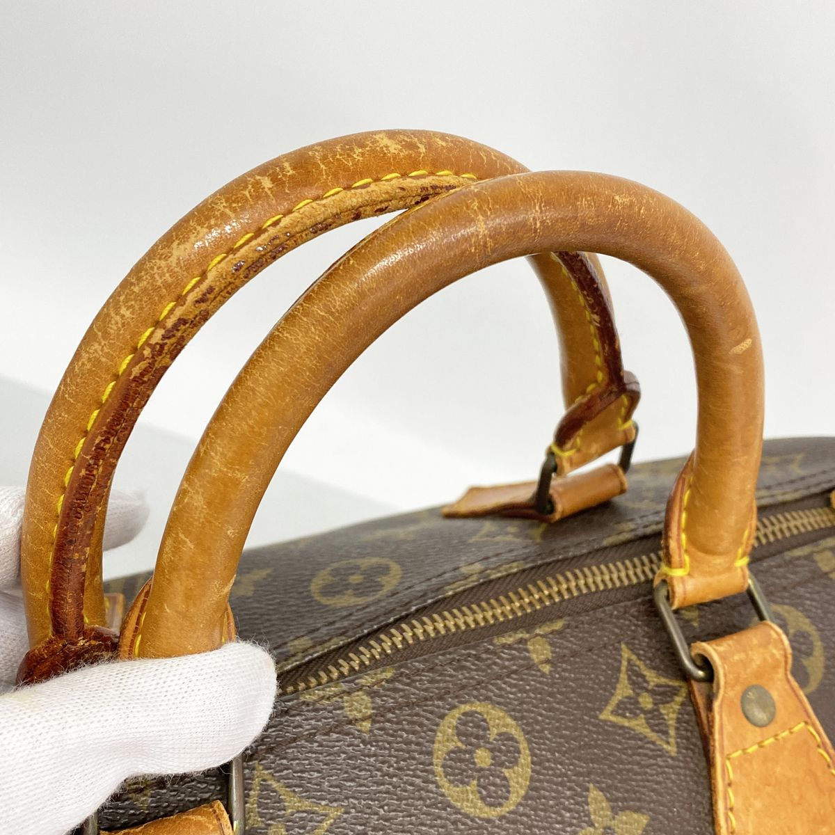 Louis Vuitton Handbag Monogram Speedy 30 Brown — view 8