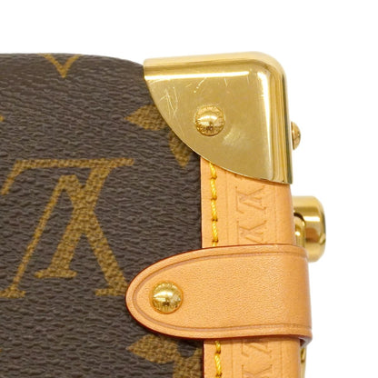Louis Vuitton Handbag Monogram Trunk MM Brown 2-Way Back — view 8
