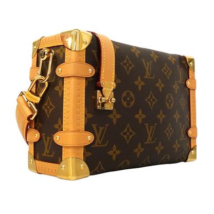 Louis Vuitton Handbag Monogram Trunk MM Brown 2-Way Back — view 2