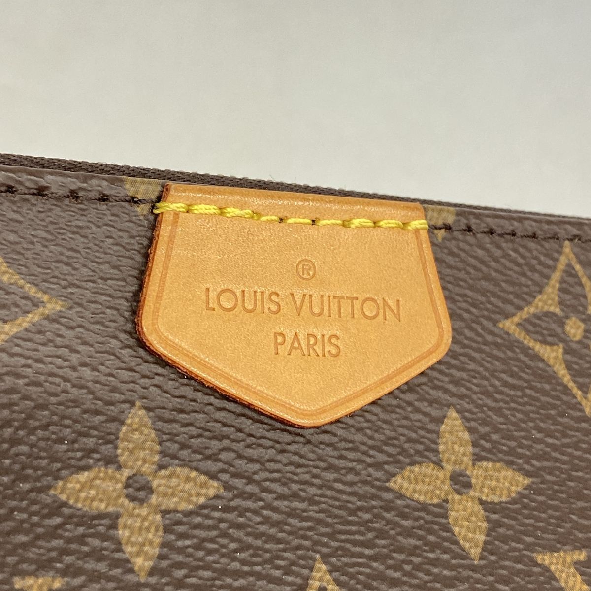 Louis Vuitton Shoulder Bag Monogram Myrtle Pochette Soir Brown — view 8