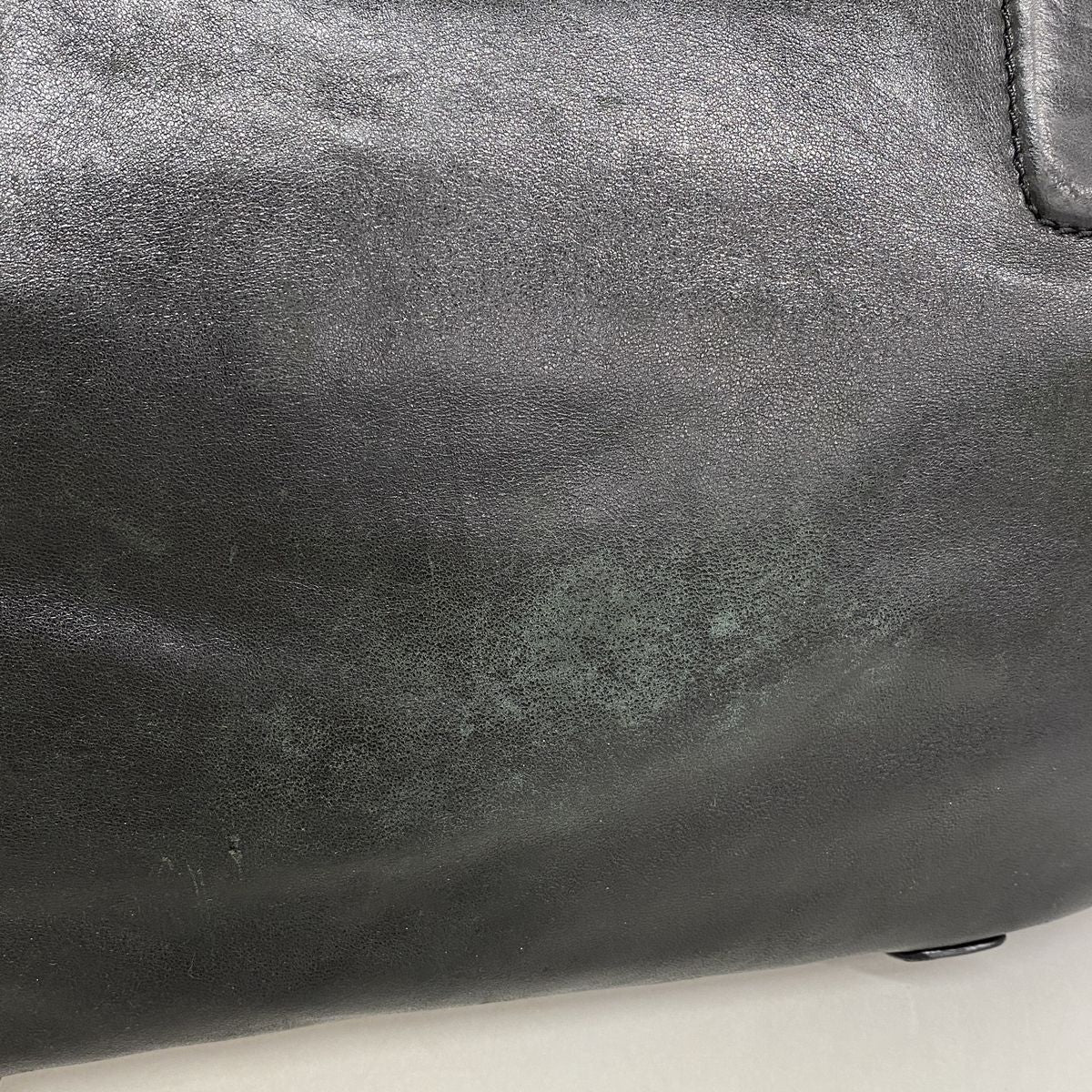 Chanel Chain Tote Bag 2.55 Quilted Lambskin Black Silver — view 6