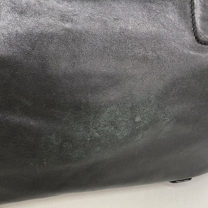 Chanel Chain Tote Bag 2.55 Quilted Lambskin Black Silver — view 6