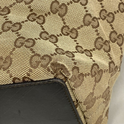 Gucci Tote Bag GG Canvas 002 Brown Gold — view 7