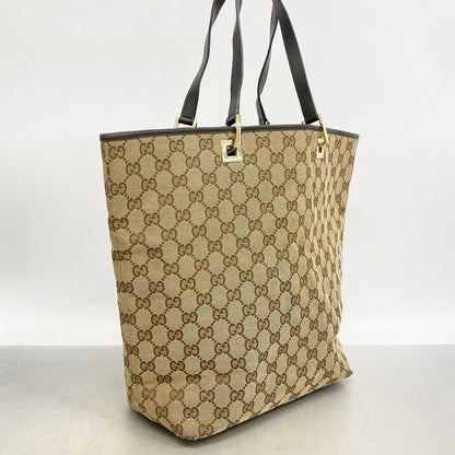Gucci Tote Bag GG Canvas 002 Brown Gold — view 2