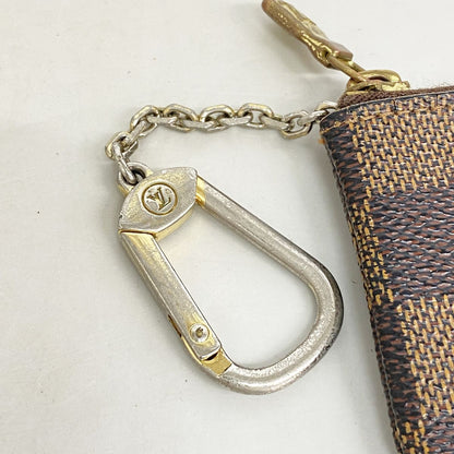 Louis Vuitton Coin Purse Damier Pochette Cles Ebene — view 6
