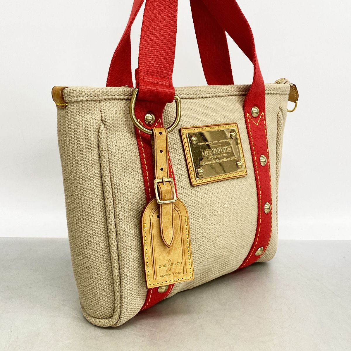 Louis Vuitton Handbag Antigua Cabas PM Beige — view 2