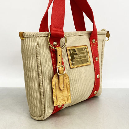 Louis Vuitton Handbag Antigua Cabas PM Beige — view 2