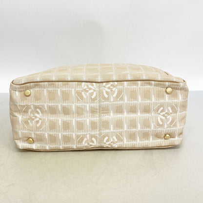 Chanel Tote Bag New Travel Nylon Beige Gold — view 3