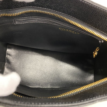 Chanel Tote Bag Reissue Caviar Leather Black Gold — view 4