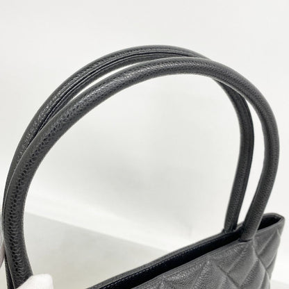 Chanel Tote Bag Reissue Caviar Leather Black Gold — view 7
