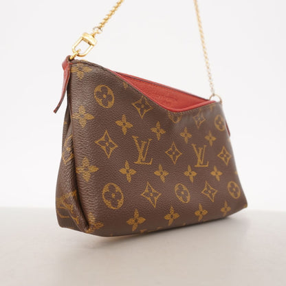 Louis Vuitton Handbag Monogram Pallas Clutch Brown 2-Way Back — view 2