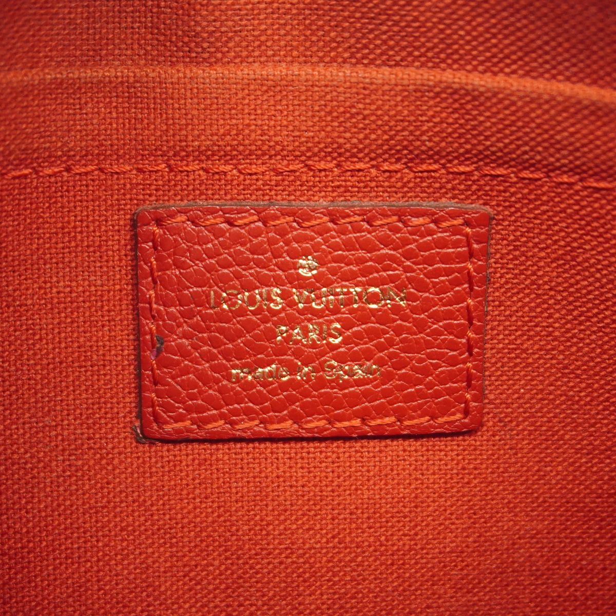 Louis Vuitton Handbag Monogram Pallas Clutch Brown 2-Way Back — view 5