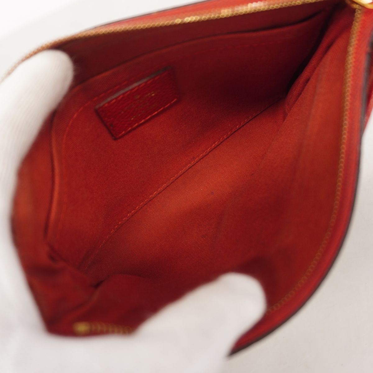 Louis Vuitton Handbag Monogram Pallas Clutch Brown 2-Way Back — view 4