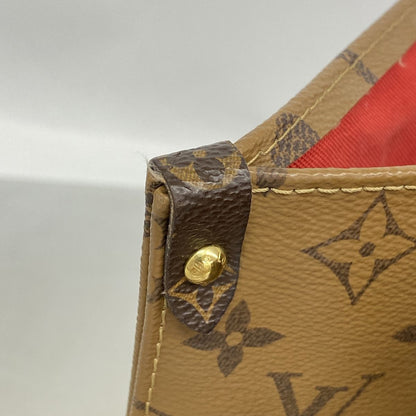 Louis Vuitton Tote Bag Monogram Giant Reverse On The Go MM Brown 2-Way — view 7
