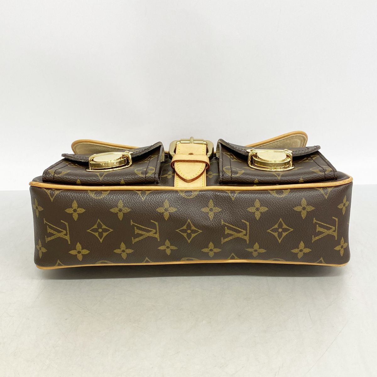 Louis Vuitton Shoulder Bag Monogram Hudson PM Brown — view 3