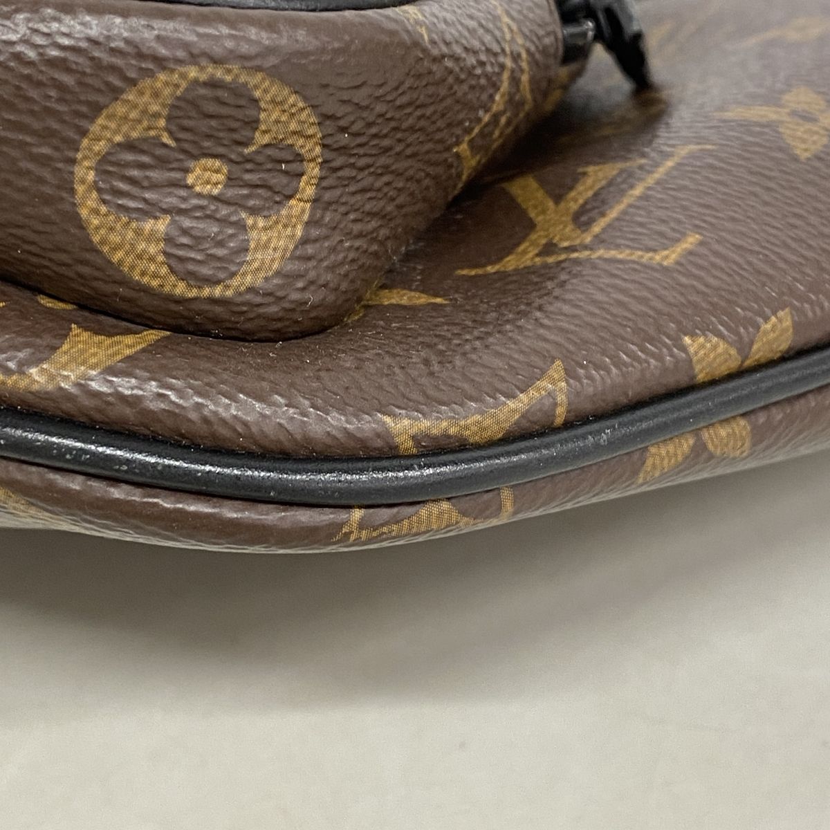 Louis Vuitton Waist Bag Monogram Macassar Christopher Brown Black — view 7