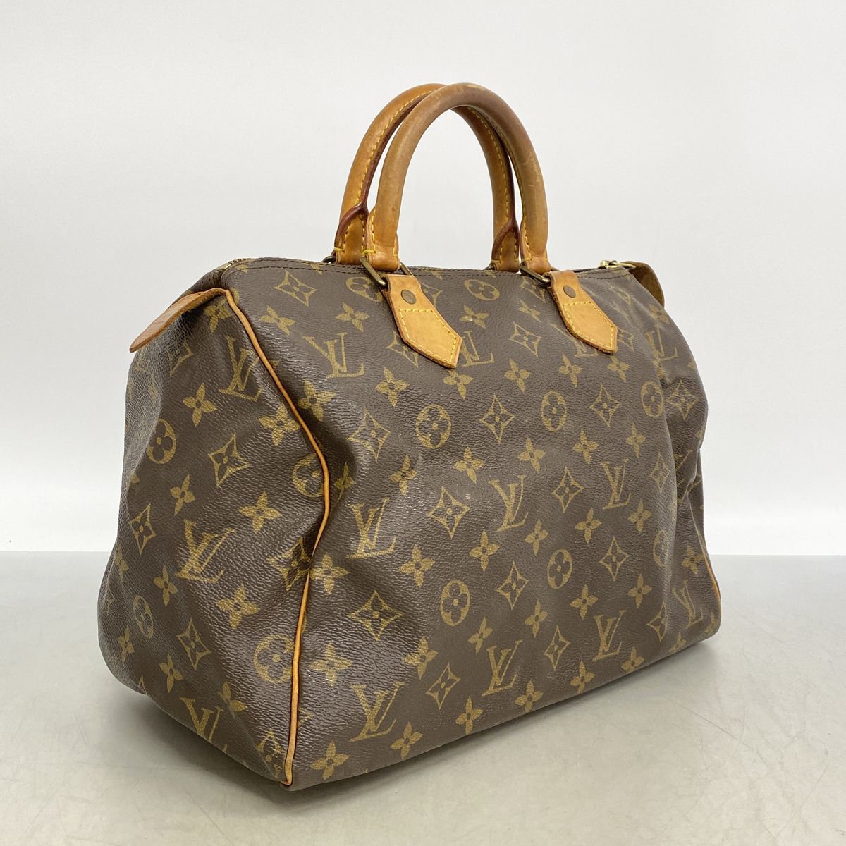 Louis Vuitton Handbag Monogram Speedy 30 Brown — view 2