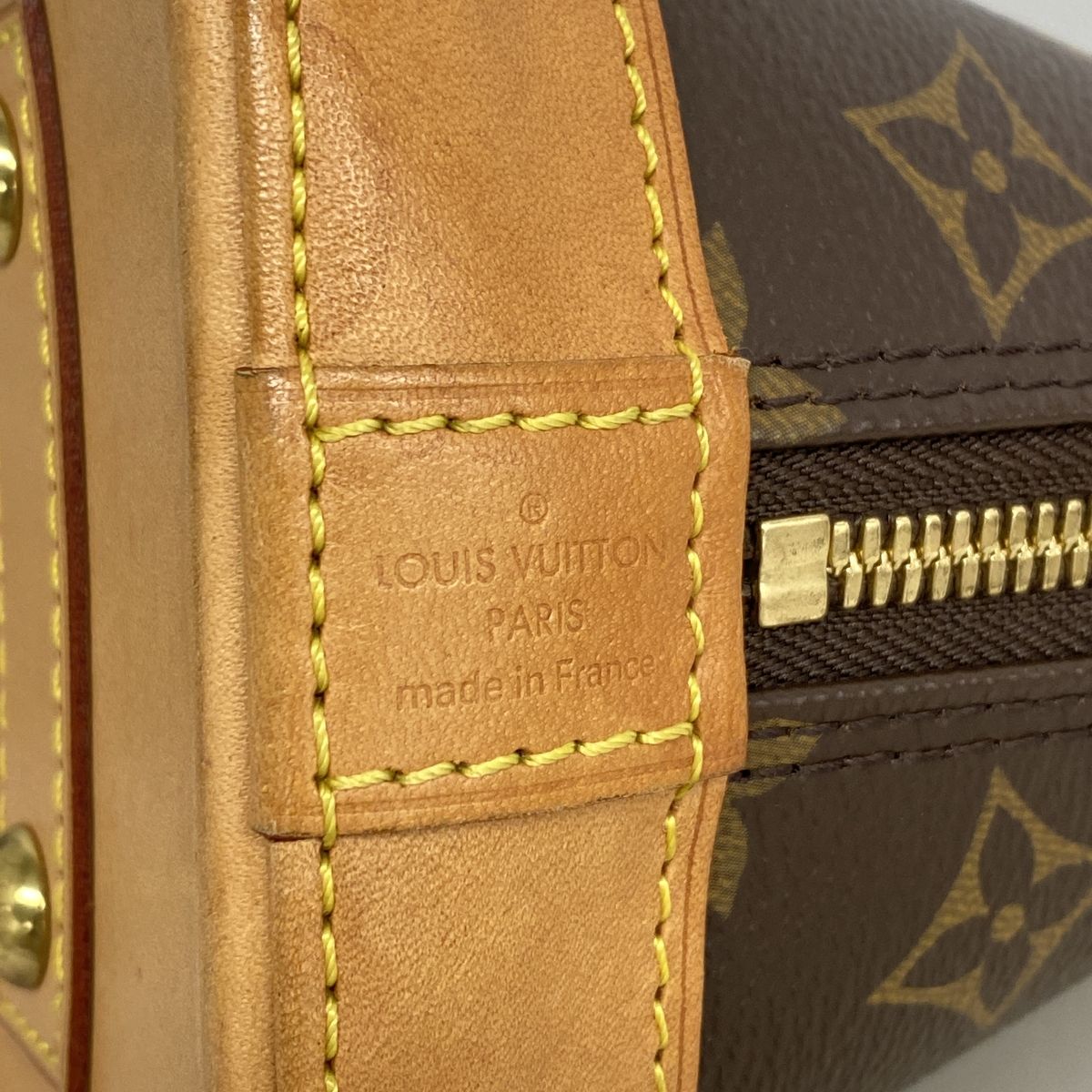 Louis Vuitton Handbag Monogram Alma BB Brown 2-Way Bag — view 5