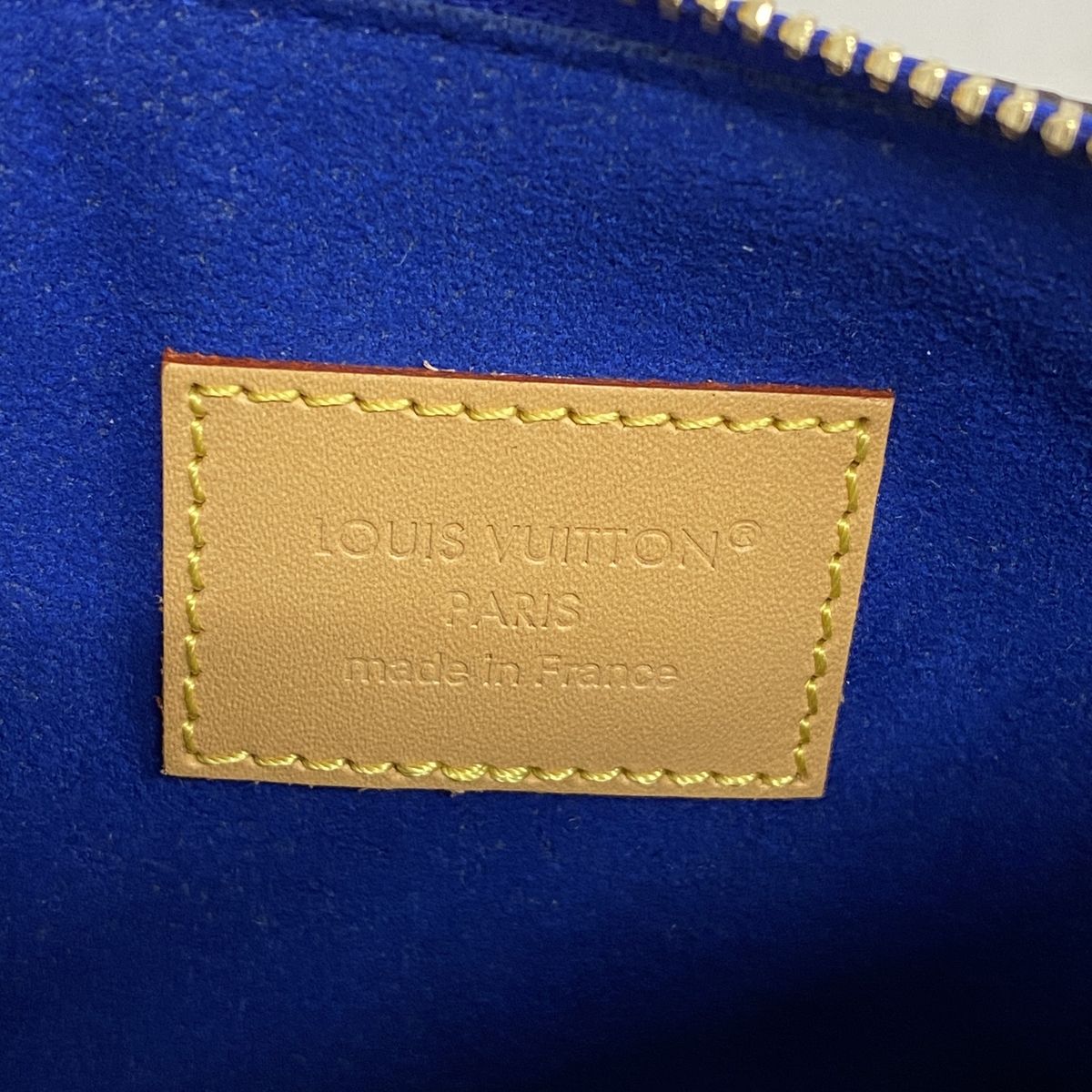 Louis Vuitton Pochette Monogram Perfo Cles S Brown Neon Wave Handbag — view 5