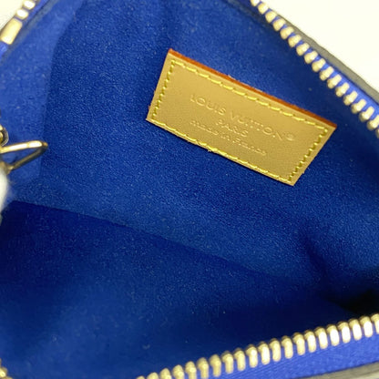 Louis Vuitton Pochette Monogram Perfo Cles S Brown Neon Wave Handbag — view 4