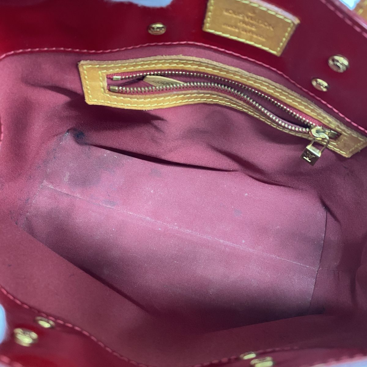 Louis Vuitton Tote Bag Vernis Reed PM Pomme D'amour — view 4