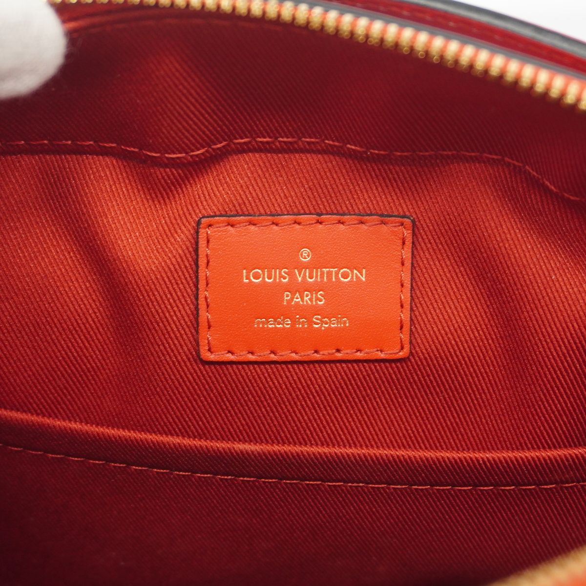 Louis Vuitton Shoulder Bag Monogram Saintonge Brown Coquelicot — view 5
