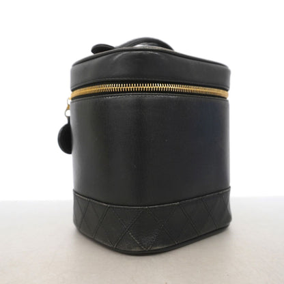 Chanel Vanity Bag Bicolor Lambskin Black Gold — view 2