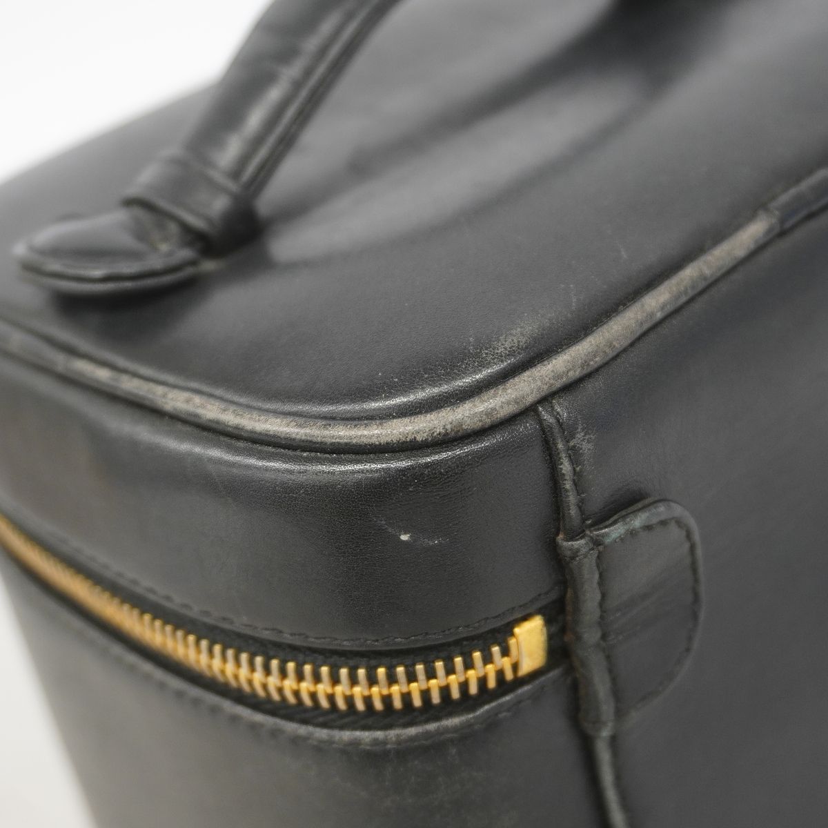 Chanel Vanity Bag Bicolor Lambskin Black Gold — view 6