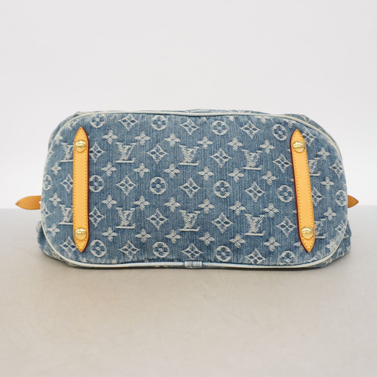 Louis Vuitton Tote Bag Monogram Denim L Blue — view 3