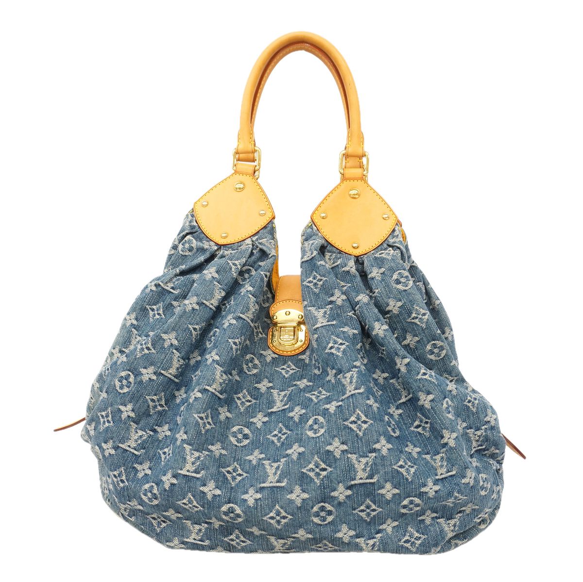 Louis Vuitton Tote Bag Monogram Denim L Blue