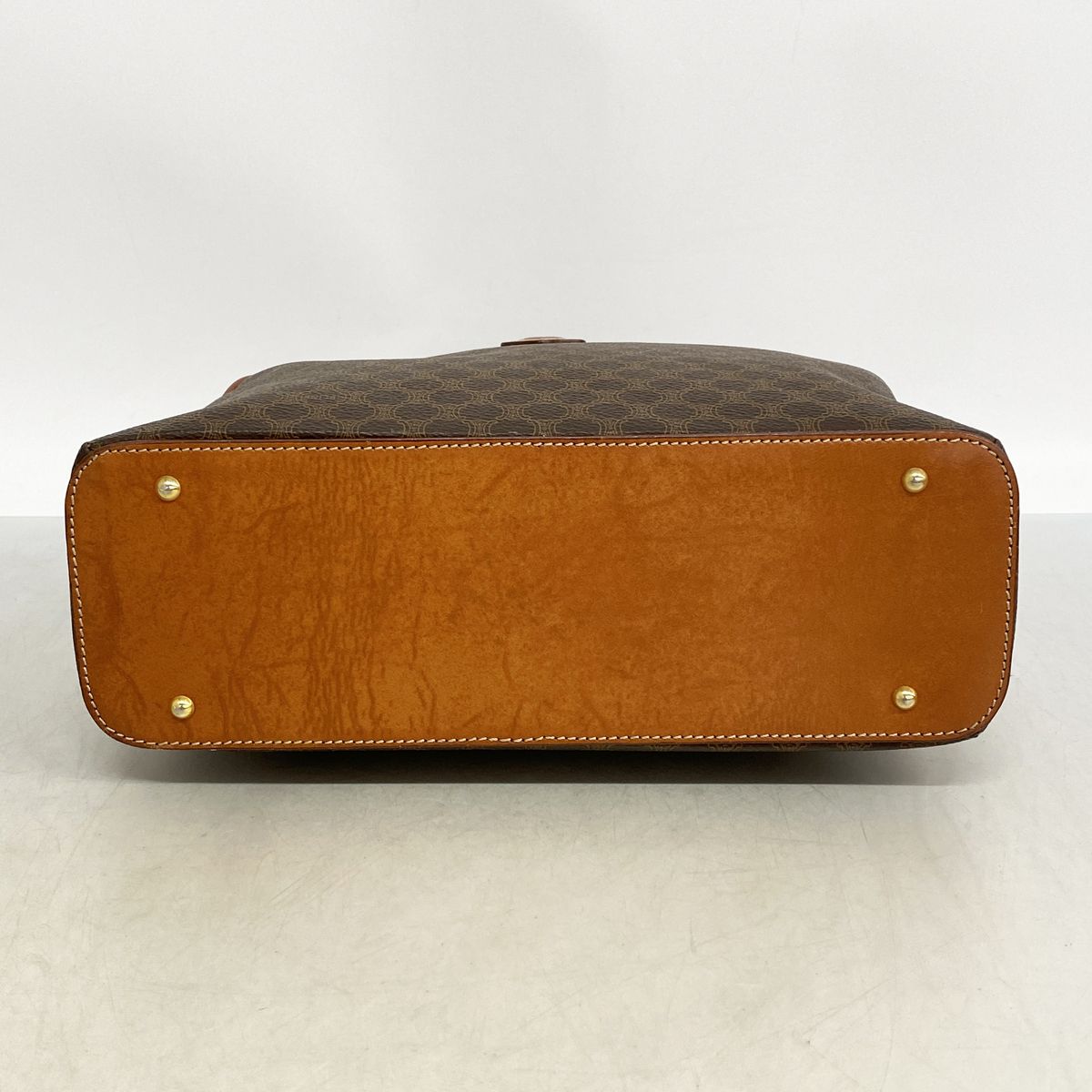 Celine Handbag Macadam Brown Gold — view 3
