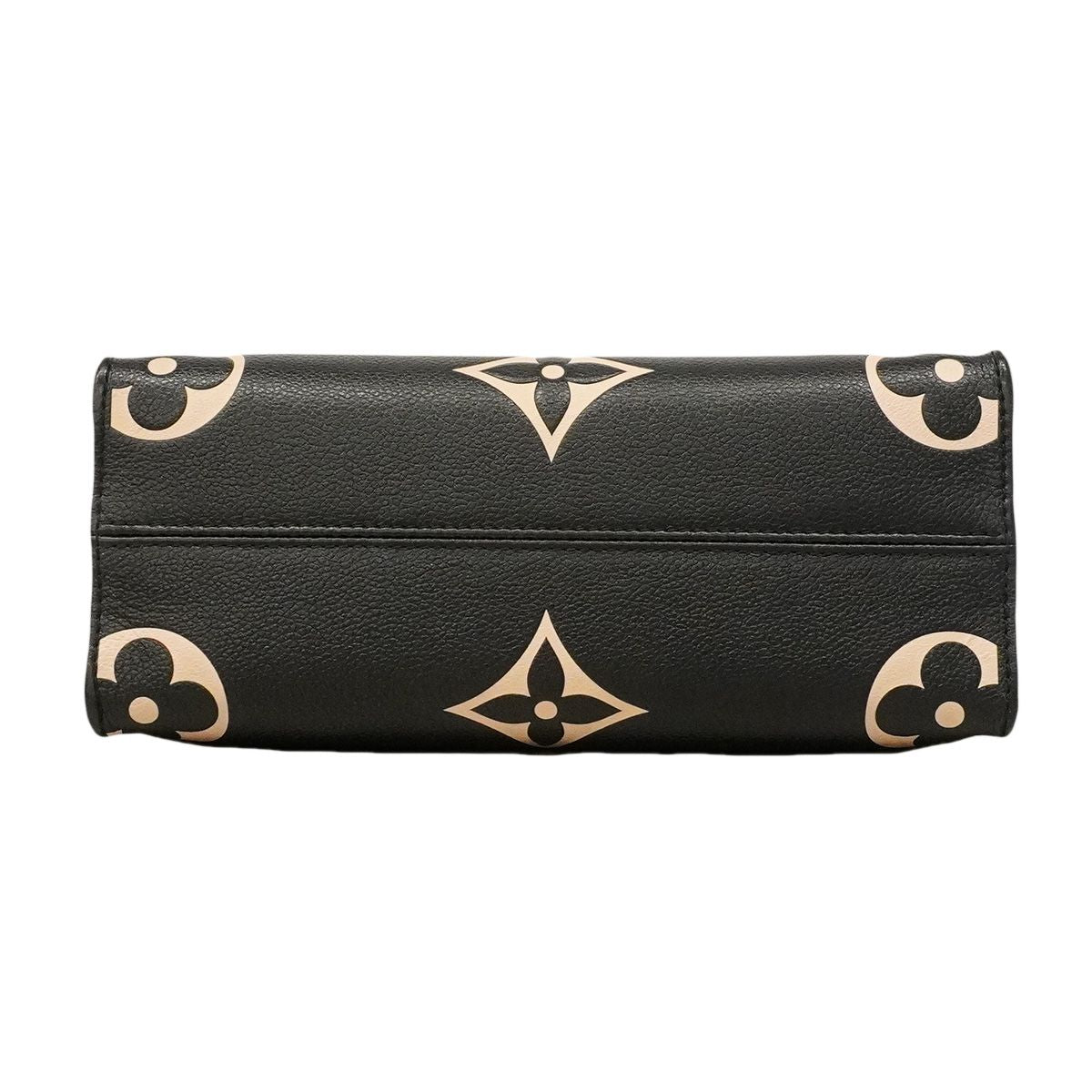 Louis Vuitton Handbag Monogram Empreinte Bicolor On The Go PM Black Beige 2-Way — view 3