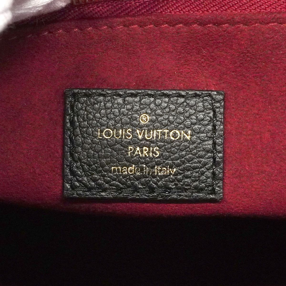 Louis Vuitton Handbag Monogram Empreinte Bicolor On The Go PM Black Beige 2-Way — view 5