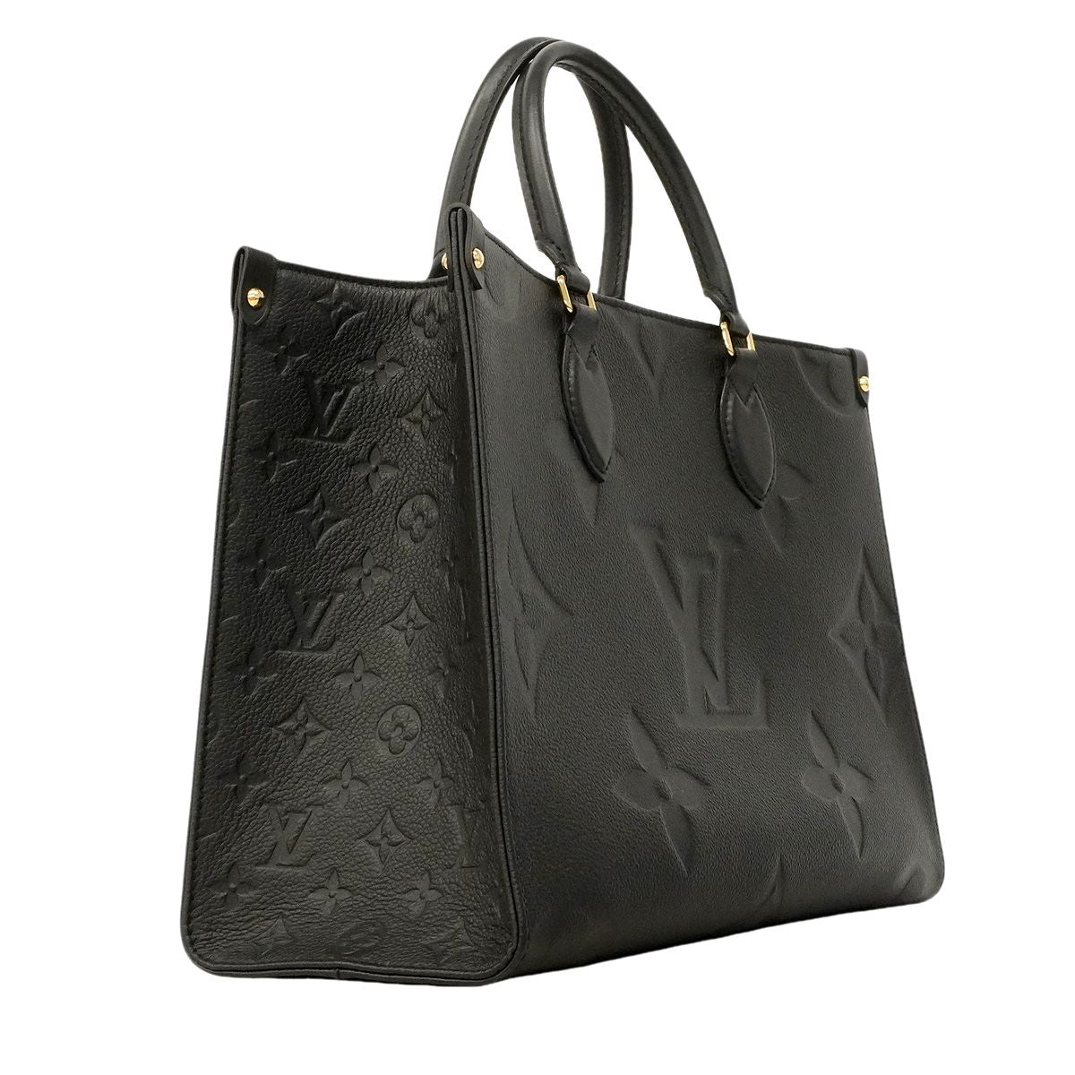 Louis Vuitton Tote Bag Monogram Empreinte On The Go MM Noir 2-Way — view 2
