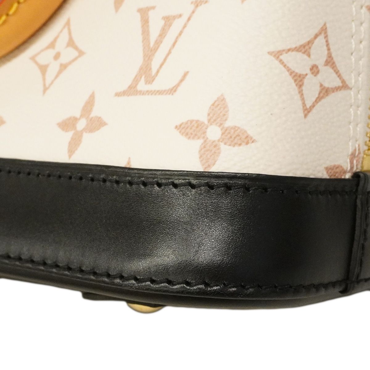 Louis Vuitton Handbag Monogram Dune Alma BB White Black 2-Way Bag — view 6
