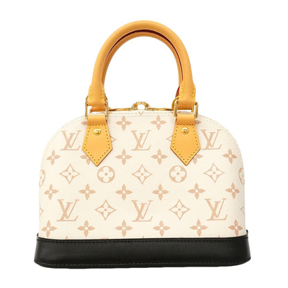Louis Vuitton Handbag Monogram Dune Alma BB White Black 2-Way Bag — view 8