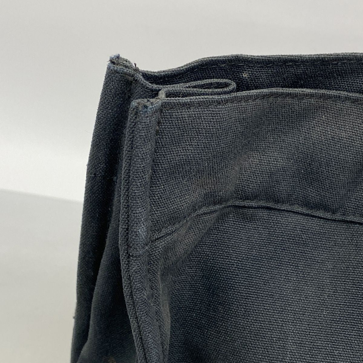 Hermes Tote Bag Fourre Tout MM Canvas Black Silver — view 7