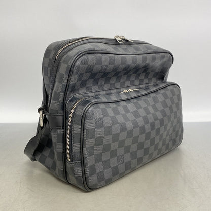 Louis Vuitton Shoulder Bag Damier Graphite Io Black Gray — view 2