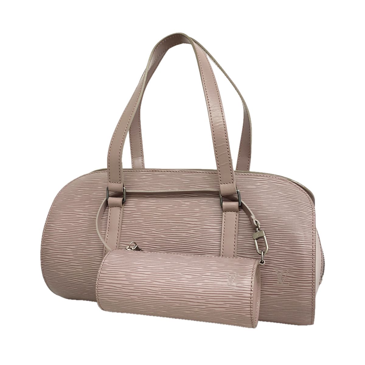 Louis Vuitton Handbag Epi Soufflot Lila