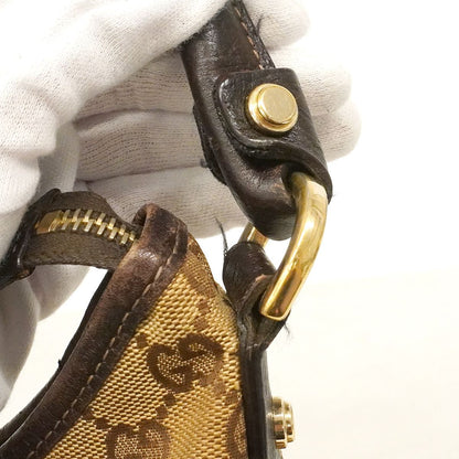 Gucci Shoulder Bag GG Canvas Beige Gold — view 7