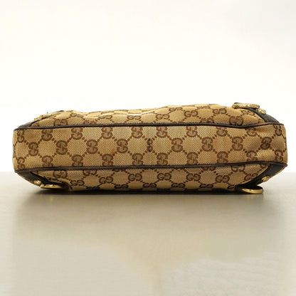 Gucci Shoulder Bag GG Canvas Beige Gold — view 3