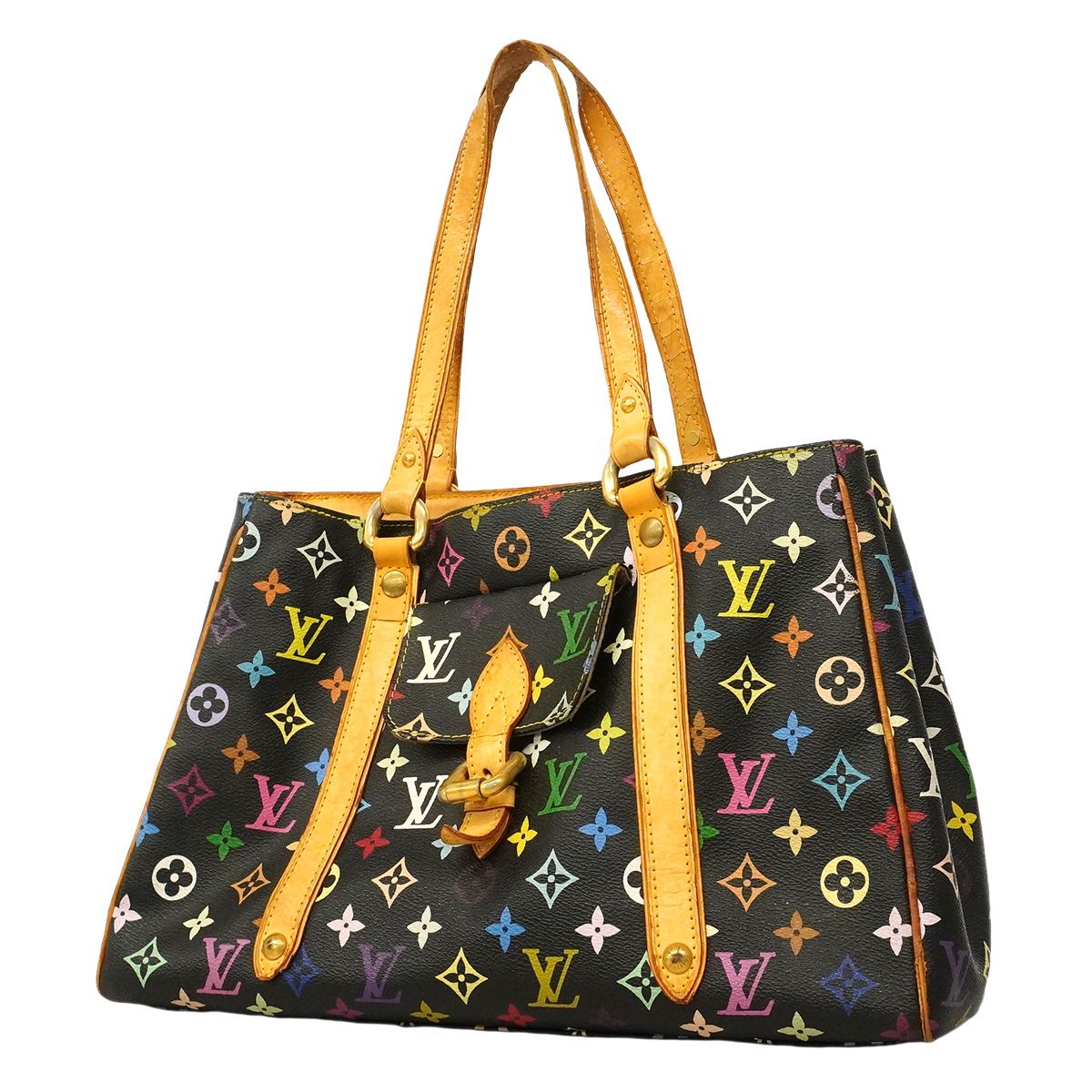Louis Vuitton Tote Bag Monogram Multicolor Aurelia MM Noir